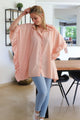 Salmon Ruffled Blouse